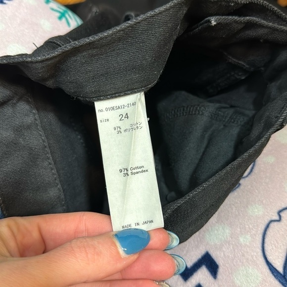 Moussy High Waisted Rebirth Flare Black Jeans Size 24 - Picture 12 of 16